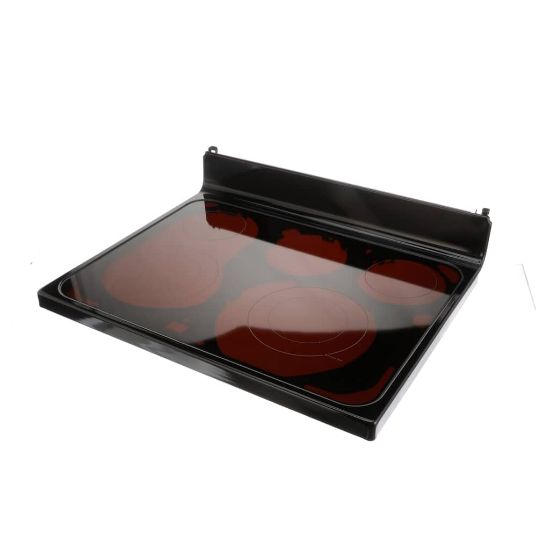 Picture of GE Rangetop Glass Asm (Bk) Part# WB62X26649