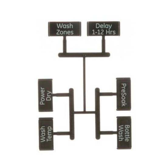 Picture of GE Button And Graphics Asm Part# WD09X20233