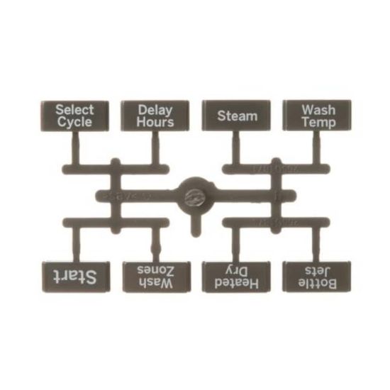 Picture of GE Button And Graphic Asm Part# WD09X21694