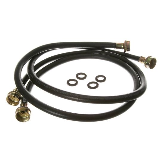 Picture of GE 2 Pk Rubber Inlt Hose 4 Part# WH41X10207