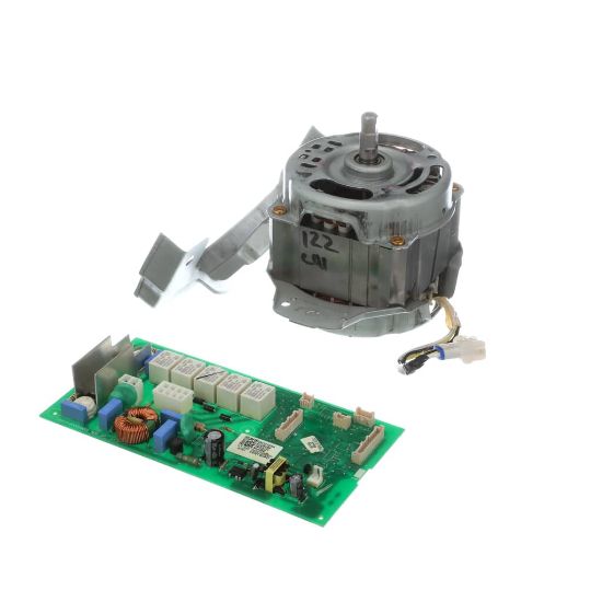 Picture of GE Tub Shield, Motor & Main Board Part# WH49X25738