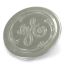 Picture of GE Gea Badge Flat Chrome Part# WR04X29375