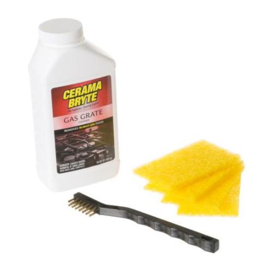 Picture of GE Cerama Bryte Gas Grate Cleaning Kit Part# WX10X10021