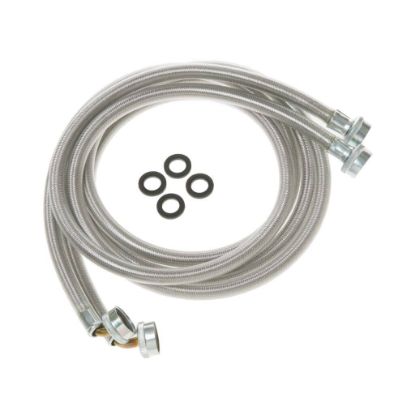Picture of GE 6Ft Ss Washer Hose W/elbow Part# WX14X10011