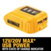 Picture of Dewalt® 12V/20V Max Usb Power Source Part# - Dcb090