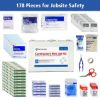 Picture of First Aid Only® 25 Person Contractor First Aid Kit  Metal Case Part# - 9302-25M