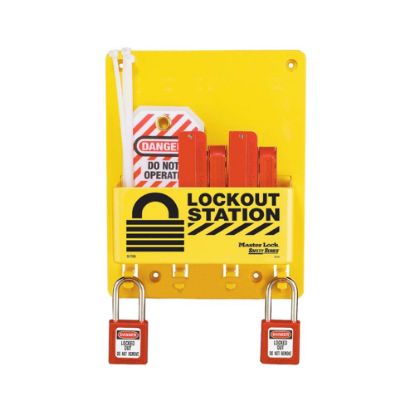 Picture of Master Lock® Wall Mounted Lockout Station Part# - S1720E410