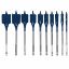 Picture of Bosch Power Tools Daredevil 10 Pc Spade Set W/Ext Part# - Dsb5010