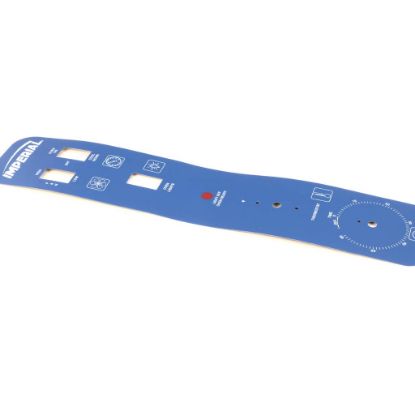 Picture of Imperial Icv Control Panel Blue Polycarb Die Cut Part# 37000