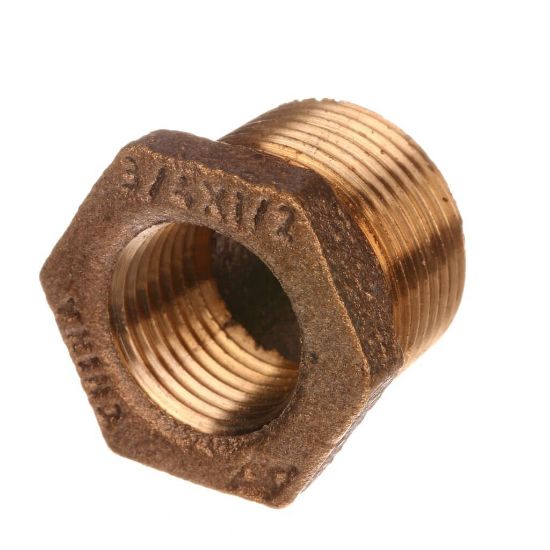 Picture of Jackson Bushing, Hex 3/4M To 1/2F Brass Part# 4730-002-56-27