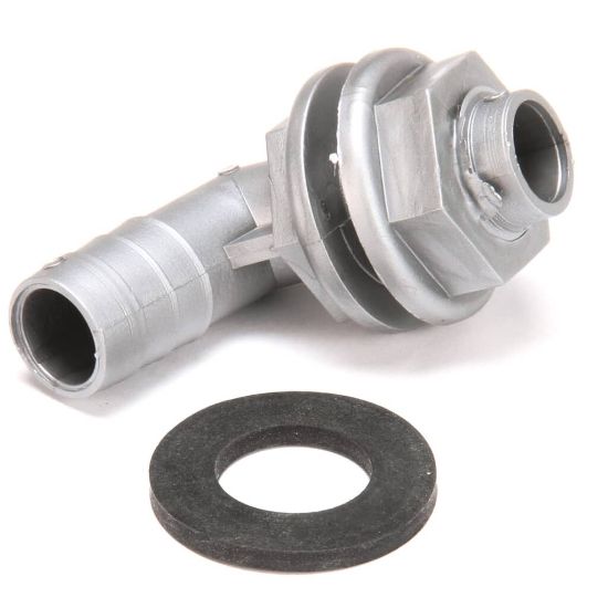 Picture of Jackson Fitting Bulkhead Elbow 45Deg. 1/2 N Part# 4730-011-45-21