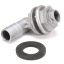Picture of Jackson Fitting Bulkhead Elbow 45Deg. 1/2 N Part# 4730-011-45-21