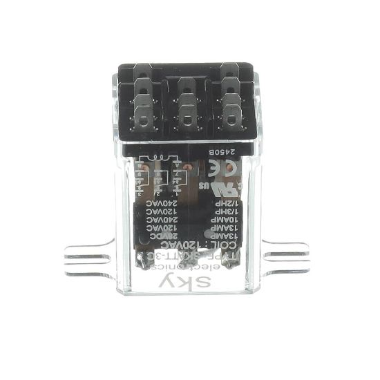 Picture of Jackson Relay 3Pdt 120V Top Mount Part# 5945-111-72-51