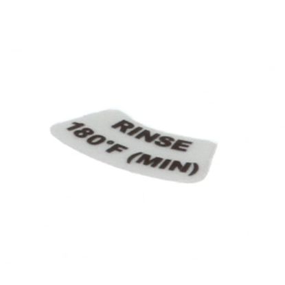 Picture of Jackson Decal, Rinse 180F (Min) Part# 9905-002-97-62