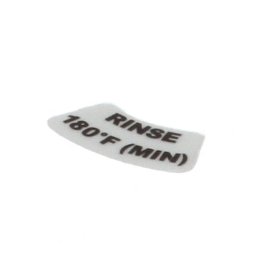 Picture of Jackson Decal, Rinse 180F (Min) Part# 9905-002-97-62