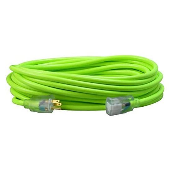 Picture of Southwire 12/3 50' Sjtw Extensioncord  Green  Lighted End Part# - 2578Sw000X