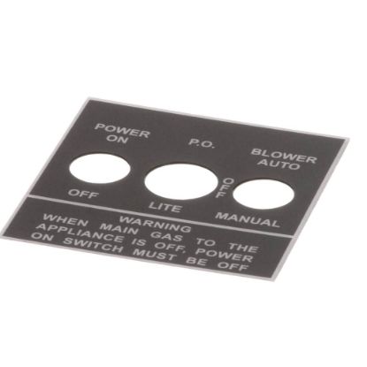 Picture of Jade Label, Control Switch, Jbr (W Part# 3000012008
