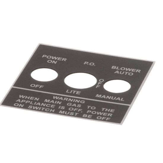 Picture of Jade Label, Control Switch, Jbr (W Part# 3000012008