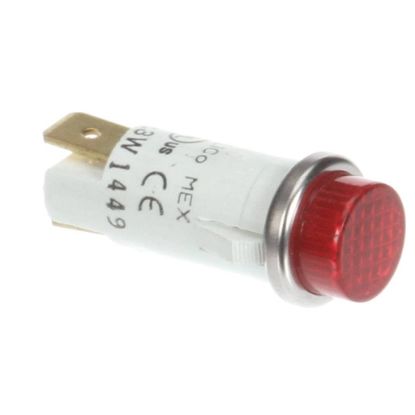 Picture of Jade Indicator Light, Red 1/4 Q.c. Part# 3000012005