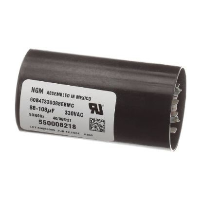 Picture of Kolpak Capacitor Start 88-108 Mfd @ 330V With Part# 550008218