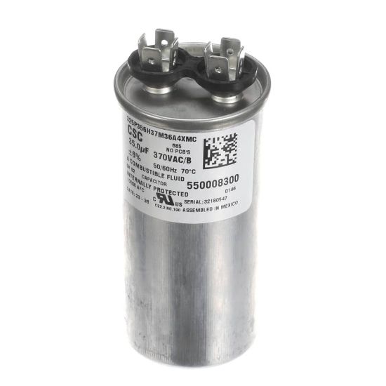 Picture of Kolpak Capacitor Run 35 Mfd @ 370V Ngm 325P356h Part# 550008300
