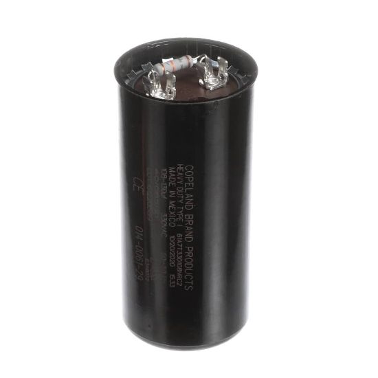 Picture of Kolpak Capacitor Start 108-130 Mfd @ 330V W/ Re Part# 550008310