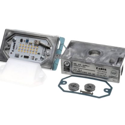 Picture of Kason Led Fixture. 120Vac 12W 4000K Angled Part# 11807LW0A10