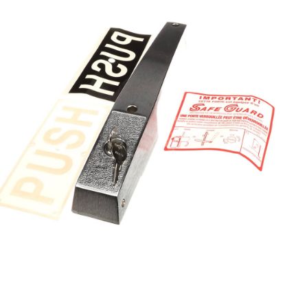 Picture of Kason Door Latch Brushed Chrome Lever Re Part# 1239-C00004D
