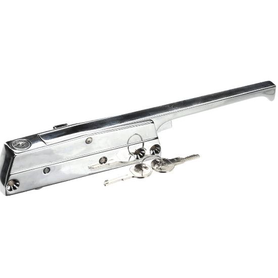 Picture of Kason Door Latch Chrome W/ Cylinder Lock Part# 172C-00006