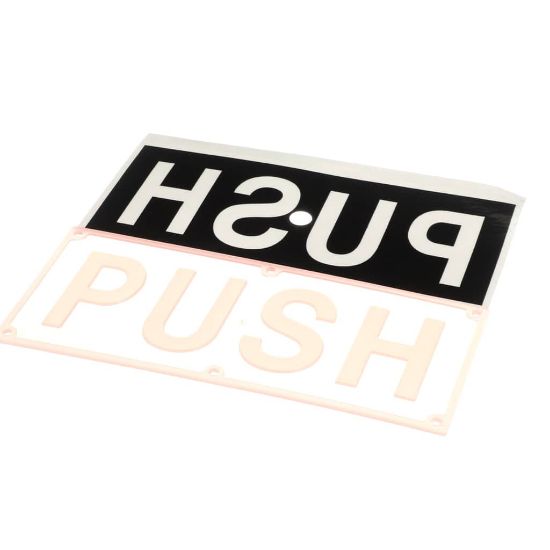 Picture of Kason Glow Push Panel W/label Part# 91229000161