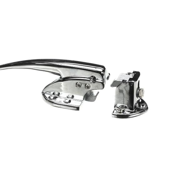 Picture of Kason Door Latch Chrome Flush To 3/8 Part# 930A-00004