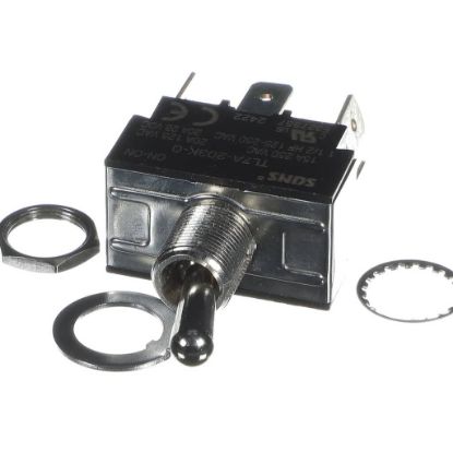 Picture of Lang Swt Tog On-on Dpdt Blk Part# 2E-30303-06