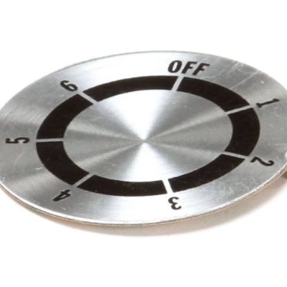 Picture of Lang Dial Plt 6-Heat Switch Part# 2R-70702-34