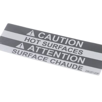 Picture of Lincoln Label Caution Hot Part# 369668