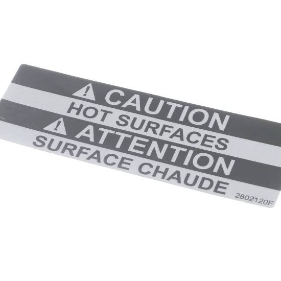 Picture of Lincoln Label Caution Hot Part# 369668