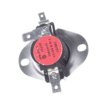 Picture of Lennox 10M7501 Limit Control-label Black W/ Red Part# 10M75