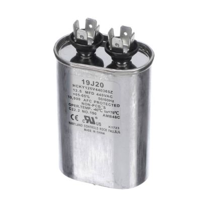 Picture of Lennox Capacitor 12.5Fd440v Oval Part# 19J20