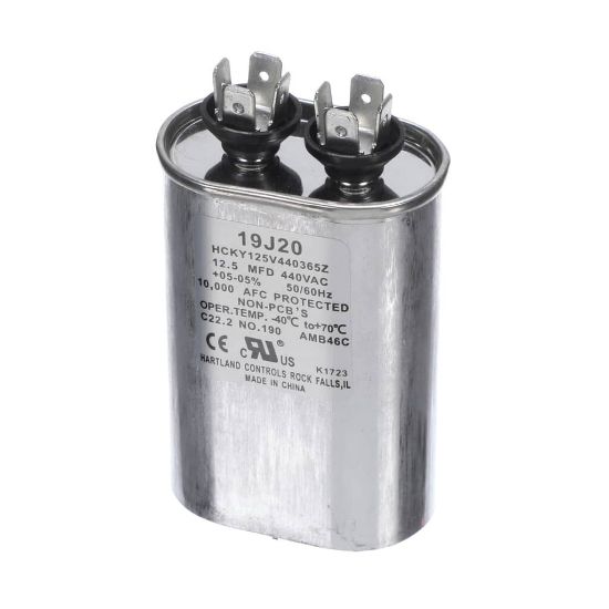 Picture of Lennox Capacitor 12.5Fd440v Oval Part# 19J20