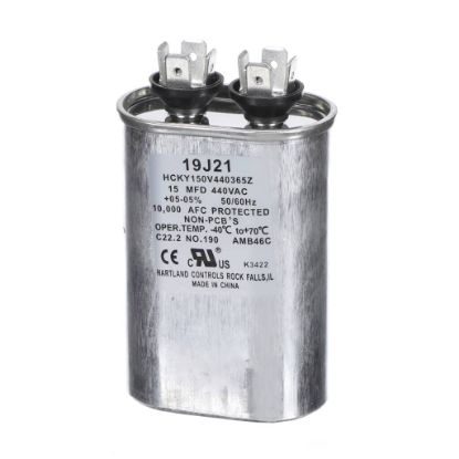 Picture of Lennox Capacitor 15Mfd440v Oval Part# 19J21