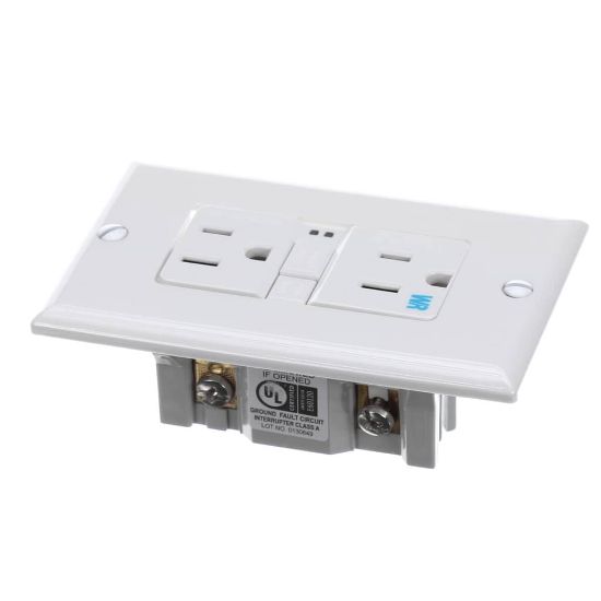 Picture of Lennox 5-15R Commercial Grade Gfci Duplex Receptacle, 15 Part# 79J98