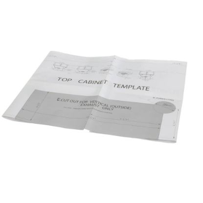 Picture of Magic Chef Top Cabinet Template Part# 16170000A01341