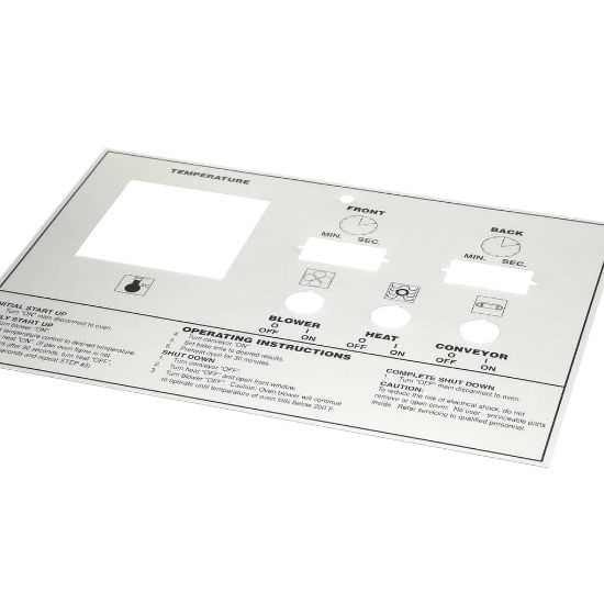 Picture of Middleby Labelcontrol Face Ps570/555 Part# 39464