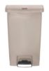 Picture of Rubbermaid Commercial Slim Jim Step-On - 50L/13G Resin Frt Step Beig Part# - 1883458