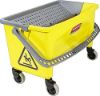 Picture of Rubbermaid Commercial Nmf Press Wring Bucket Part# - Fgq90088Yel
