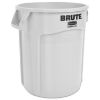 Picture of Rubbermaid Commercial Brute Cont Branded W/O Lid 20G/76L Wht Part# - Fg262000Wht