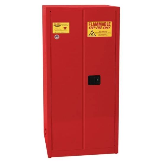 Picture of Eagle 60 Gal Flammable Safetycabinet - Manual-Close Part# - 1962Xred