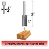 Picture of Bosch Power Tools 1/2" C.T. Straight Router Bit 2-Flutes Part# - 85227M