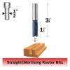 Picture of Bosch Power Tools 1/2" C.T. Straight Router Bit 2-Flutes 1/ Part# - 85242M