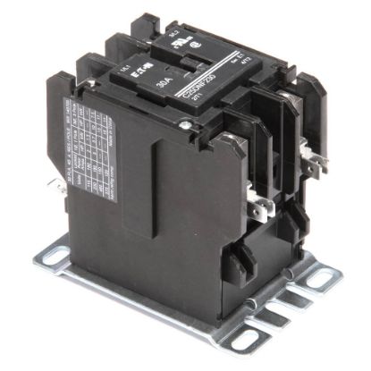 Picture of Master-Bilt Contactor, 2-Pole, 30/40 Amp. Part# 19-13703