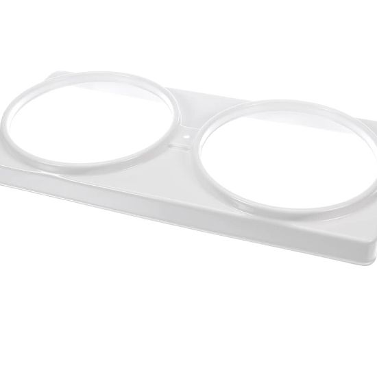 Picture of Master-Bilt 2-Hole Can Holder Dd's White Part# 44-01139